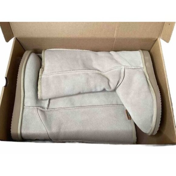 EMU Ridge Australian Boots Women’s 8 Tall 100% Australian Wool Tan Comfortable - Picture 1 of 7